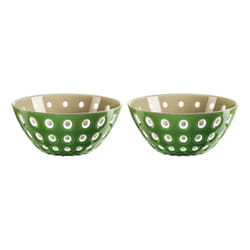 Fratelli Guzzini Le murrine Round Styrene Acrylonitrile (SAN) Green, Sand, White 2 pc(s)