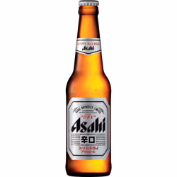 Japanese Asahi Beer Bottle 330ml BEST BEFORE 31/03/2022