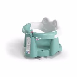 Crab Opening Baby Bath Seat and Thermometer, Aqua