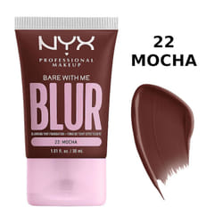 NYX Professional Bare With Me Blur Tint Foundation 22 Mocha 30ml