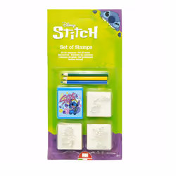 Disney Lilo & Stitch 4 Multiprint Stitch Stamp Set