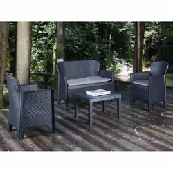 Ipae-Progarden 8009271156043 outdoor furniture set Anthracite