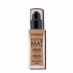 Deborah Milano Extra Mat Perfection Foundation 05 Amber 30 ml, Pump bottle, liquid, Hydrating, Beige, Amber, Matte