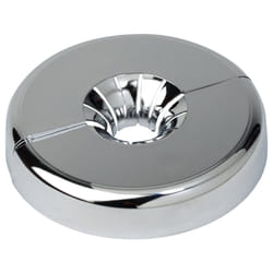 Copper Pipe Collar Front Cover Universal 12-18mm Tube Diameter Chromed PVC
