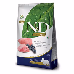Farmina Pet Food N&D Prime, Adult, Blueberry, Lamb, 7 kg