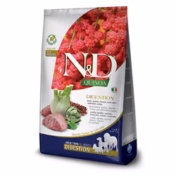 Farmina Pet Food N&D Quinoa, Adult, Maxi (26 - 44kg), Medium (11 - 25kg), Lamb, 7 kg