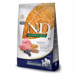 Farmina Pet Food N&D Ancestral Grain Canine, Adult, Giant (> 45kg), Lamb, 2.5 kg