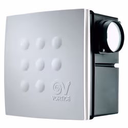 Vortice 12065 Centrifugal Flush Bathroom Fan with Humidity Control Quadro Micro 100 IT HCS