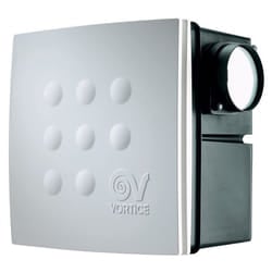 Vortice 12065 Centrifugal Flush Bathroom Fan with Humidity Control Quadro Micro 100 IT HCS