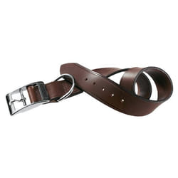 Ferplast VIP C Brown Leather Dog Standard collar