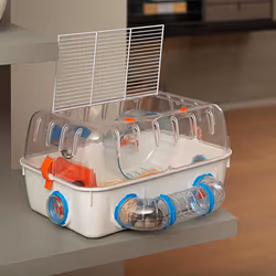 Ferplast Combi 1 Hamster Transparent, White
