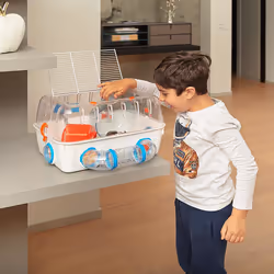 Ferplast Combi 1 Hamster Transparent, White