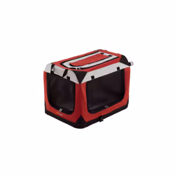 portable kennel Holiday 60 x 42 x 42 cm nylon red