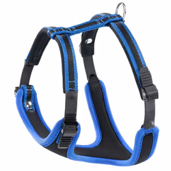 Ferplast Ergocomfort P, Dog, Vest harness, M, Black, Blue, Monochromatic, 65 cm