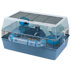 Ferplast Hamster Cage Blue Rodent House Small Animals House Habitat Outdoor