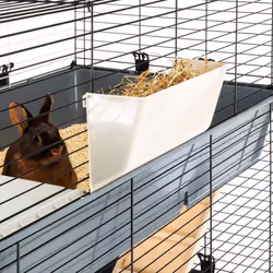 Ferplast Rabbit Cage Grey Run Play Pet Chicken Puppy Cozy Cage Safety Hutch - Additional view 4