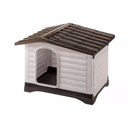 Ferplast DOGVILLA 90, Black, Brown, Grey, Outdoor, Thermoplastic polyurethane (TPU), 2 door(s), 37 cm, 880 mm