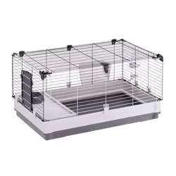 Ferplast Krolik X-Large, Cage, Guinea pig, Rabit, Grey, Metal, Plastic, 1 door(s), 1000 mm