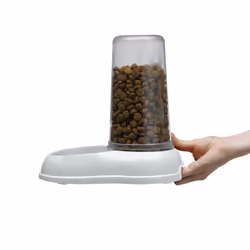 Ferplast Azimut 600 Cat and Dog Water and Food Dispenser, 12.5 x 19 x 19.5 cm, 0.6 Liter, White