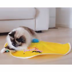 Ferplast Electronic Cat Toy Yellow Interactive Kitten Kitty Play Game Indoor