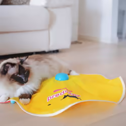 Ferplast Electronic Cat Toy Yellow Interactive Kitten Kitty Play Game Indoor