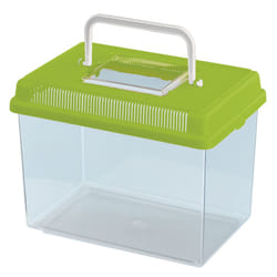 Ferplast Geo Fish Tank, Medium, 23.2 x 15.3 x 16.6 cm, 2.5 Litre, Yellow
