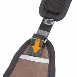 Ferplast ERGOTREKKING P LARGE Ergonomic harness for dogs A: 50<ul>60 cm - B: 70<ul>80 cm - C:  60<ul>70 cm - L 28,5 cm Brown Brown(Brown) LARGE - Additional view 4