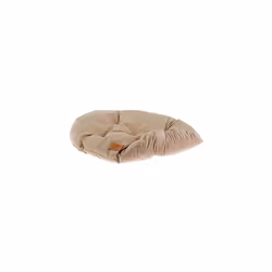 Cat And Dog Cushion Stuart 65/6, Double-Sided, Tweed And Soft Velvet, Washable, Beige, M