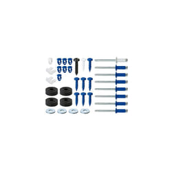 000116012Â Mounting Kit Complete for Number Plates with 8Â 8Â 8Â nuts, bolts, Lugs, 4Â Screws, 2Â mm, SCREW, BLACK