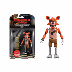 Security Breach Action Figures Movable Joints Bonnie Foxy Freddy Chica - Nightmare 5.5cm