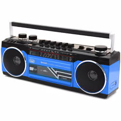 Trevi PORTABLE RADIO RECORDER USB SD WIRELESS CASSETTA RR 501 BT BLUE - Additional view 4