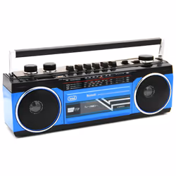 Trevi PORTABLE RADIO RECORDER USB SD WIRELESS CASSETTA RR 501 BT BLUE - Additional view 5