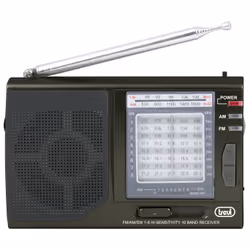 Trevi MB 728, Portable, Analog, AM, FM, SW, 87.5 - 108 MHz, 520 - 1620 kHz, 8550 - 22300 kHz