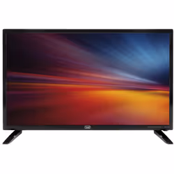 Trevi LTV 2401 SA2, 61 cm (24"), 1366 x 768 pixels, HD, LED, DVB-S2, DVB-T2, Black