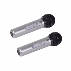 Trevi EM 415 R, Karaoke microphone, Unidirectional, Buttons, Wireless, 6.35 mm (1/4"), 15 m