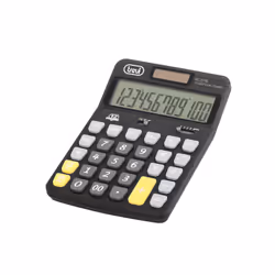 Trevi EC 3775, Desktop, Financial, 12 digits, 1 lines, Battery/Solar, Black
