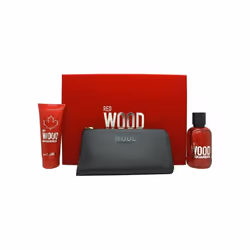 DsquaredÃÂ² Red Wood Gift Set 100ml EDT + 100ml Shower Gel + Purse