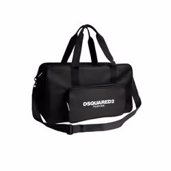 Dsquared2 Men's Black Duffle/ Overnight/ Travel/ Weekender Bag