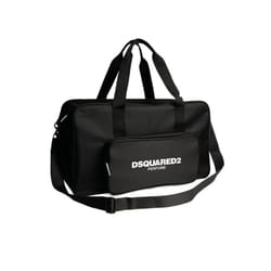 Dsquared2 Men's Black Duffle/ Overnight/ Travel/ Weekender Bag