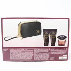 Versace Crystal Noir Eau De Toilette 4-Pcs Set  / New With Box