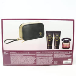Versace Crystal Noir Eau De Toilette 4-Pcs Set  / New With Box