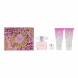 Versace Bright Crystal Gift Set EDT 90ml + 100ml S Gel + B Lotion 100ml + 5Ml