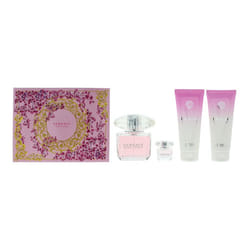 Versace Bright Crystal Gift Set EDT 90ml + 100ml S Gel + B Lotion 100ml + 5Ml