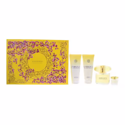 Versace Yellow Diamond Gift Set 90ml EDT + 100ml S Gel + B Lotion 100ml + 5ml