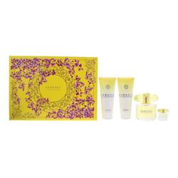 Versace Yellow Diamond Gift Set 90ml EDT + 100ml S Gel + B Lotion 100ml + 5ml