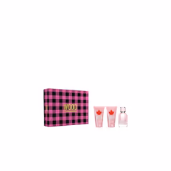 Dsquared2 Wood For Her Gift Set 50ml EDT Spray + Shower Gel 50ml + Body Lotion 50ml