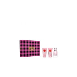 Dsquared2 Wood For Her Gift Set 50ml EDT Spray + Shower Gel 50ml + Body Lotion 50ml