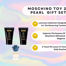 MOSCHINO Toy 2 in Pearl Perfume for Women Gift Set Mini Splash Trio 0.17 Fl Oz