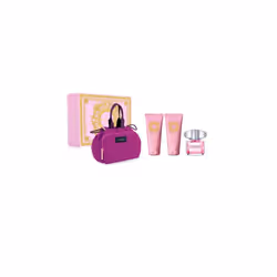 Versace Bright Crystal Eau De Toilette Spray 90ml Set 4 Pieces
