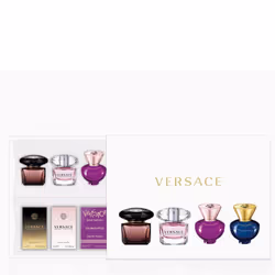 Versace Womens Luxury Miniature Fragrance Set